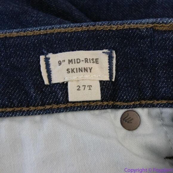 NEW Madewell Tall 9" Mid-Rise Skinny Jeans‎ in Orland Wash, 27T - Picture 14 of 16